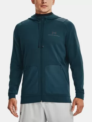 Мъжки суичър UNDER ARMOUR RUSH ALL PURPOSE FZ HD СИНЬО