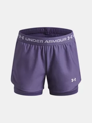 Шорти за момичета UNDER ARMOUR UA TECH PLAY UP 2N1 SHORT 6004985-520 ЛИЛАВО