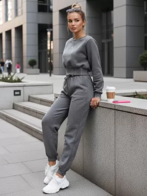 Рокля DSTREET AY0647 ТЪМНО СИВО