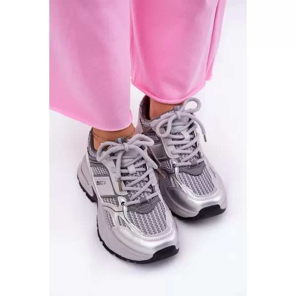  Дамски маратонки BIG STAR RR274A193 GREY Big Star Shoes 