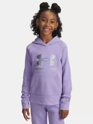 Суичър за момиче UNDER ARMOUR UA RIVAL FLC SHIMMER HDY 6004118-538 ЛИЛАВО