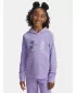 Суичър за момиче UNDER ARMOUR UA RIVAL FLC SHIMMER HDY 6004118-538 ЛИЛАВО