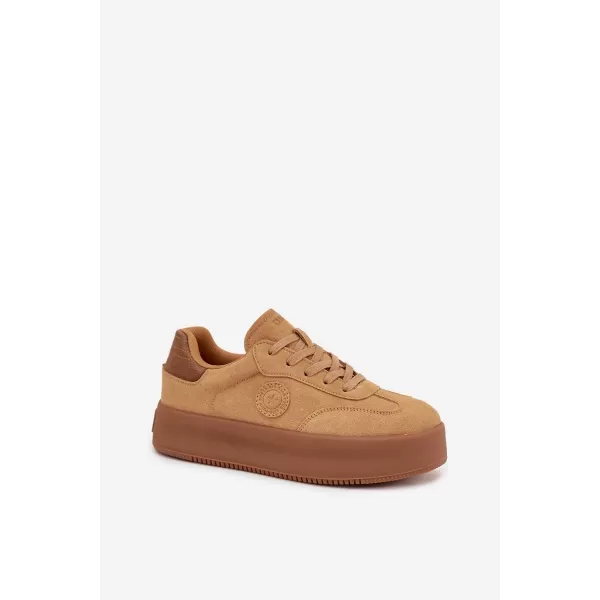  Дамски маратонки BIG STAR SS274762 BROWN/BEIGE Big Star Shoes 