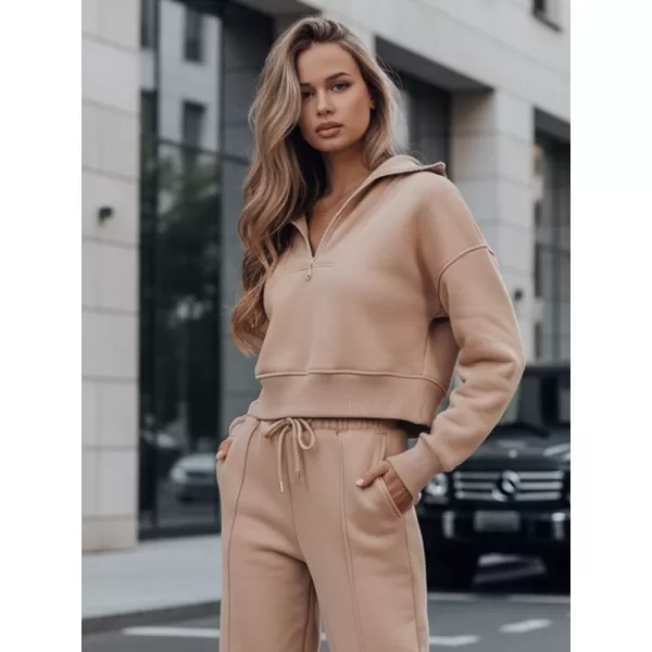  Дамски комплект DSTREET AY0975 БЕЖОВО 
