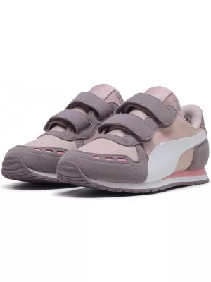 Детски обувки PUMA CABANA RACER SL 20 V PS 383730-22 ЛИЛАВА МЪГЛА/БЯЛО/КОНФИТЮР ОТ СЛИВИ