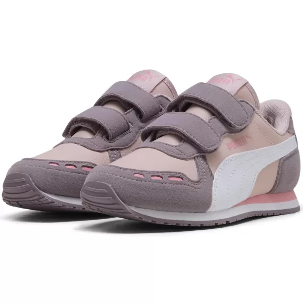  Детски обувки PUMA CABANA RACER SL 20 V PS 383730-22 ЛИЛАВА МЪГЛА/БЯЛО/КОНФИТЮР ОТ СЛИВИ 