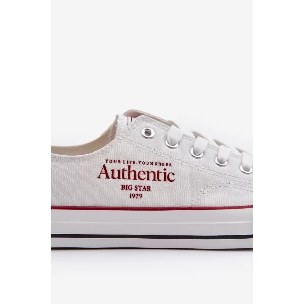  Мъжки кецове BIG STAR NN174006 WHITE Big Star Shoes 