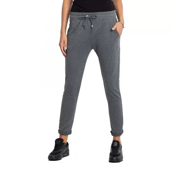 Дамски спортен панталон BASIC FEEL GOOD RV-DR-3698.09X ТЪМНО СИВО 