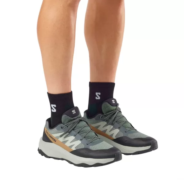  Мъжки обувки SALOMON OUTSCAPE L49152100 ГРАДИНСКИ ЧАЙ СЕДОНА/КОВАНО ЖЕЛЯЗО/БРИЛЯНТНА МАСЛИНА 