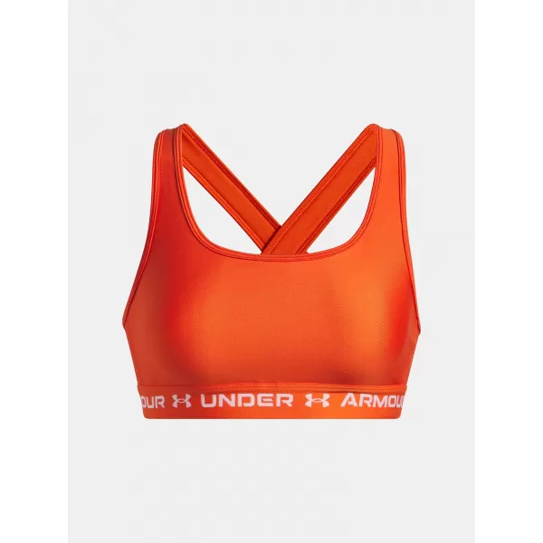  Дамски сутиен UNDER ARMOUR CROSSBACK MID BRA 1361034-844 ОРАНЖЕВО 