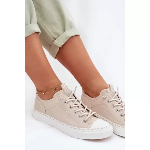  Дамски маратонки BIG STAR TT274387 BEIGE Big Star Shoes 