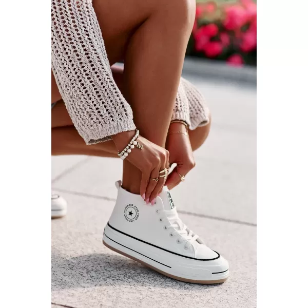  Дамски маратонки BIG STAR OO274061 WHITE Big Star Shoes 