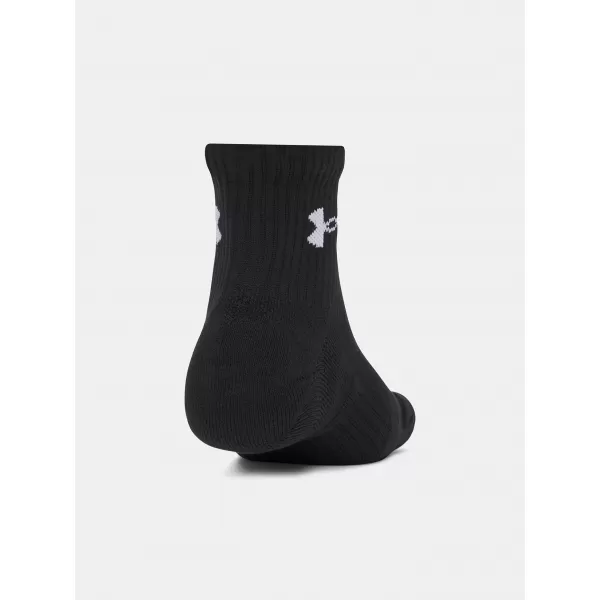  Чорапи UNDER ARMOUR PERFORMANCE COTTON 3P QTR 6009686-008 ЧЕРЕН 