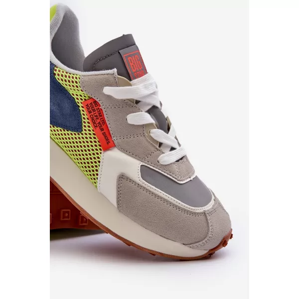  Мъжки маратонки BIG STAR NN174344 GREY Big Star Shoes 