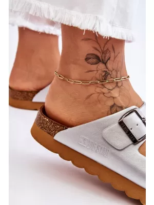 Дамски чехли BIG STAR LL274476 SILVER Big Star Shoes