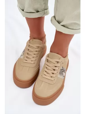 Дамски маратонки BIG STAR TT274298 BEIGE Big Star Shoes
