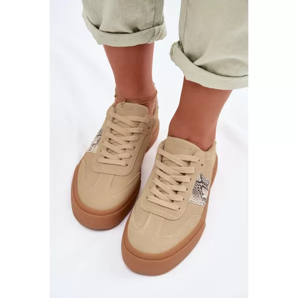  Дамски маратонки BIG STAR TT274298 BEIGE Big Star Shoes 