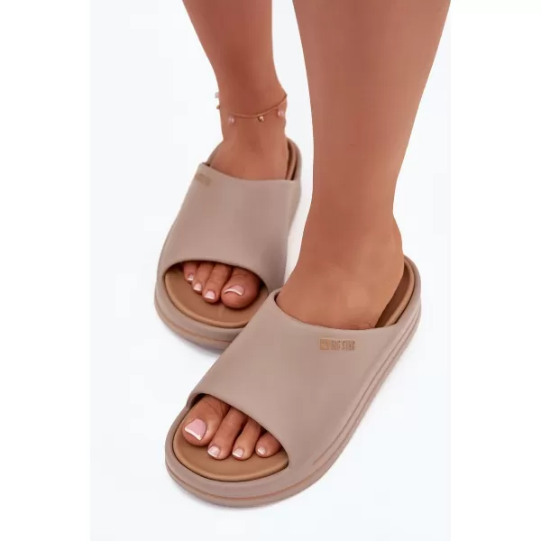  Дамски чехли BIG STAR SS274424 BEIGE Big Star Shoes 