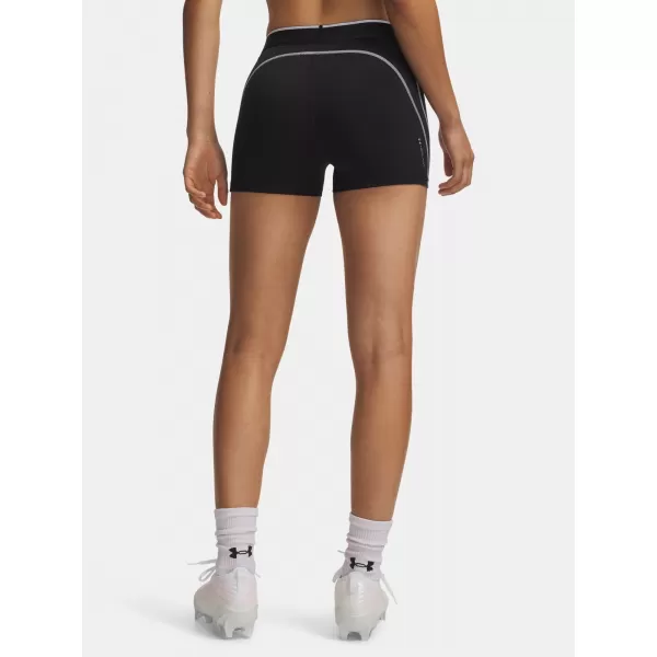  Дамски шорти UNDER ARMOUR HEATGEAR ELITE SHORTY 6015371-008 ЧЕРЕН 