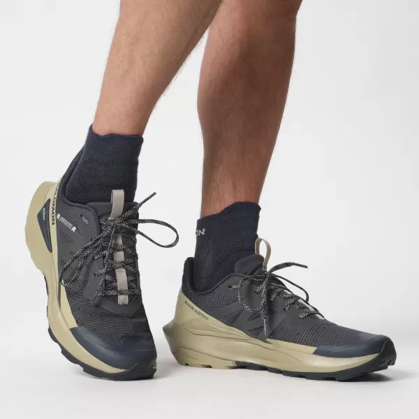  Мъжки обувки SALOMON ELIXIR ACTIV L47455300 ВЪГЛЕРОД/ШИСТИ ЗЕЛЕНО/ЛЕДНИКОВО СИВО 