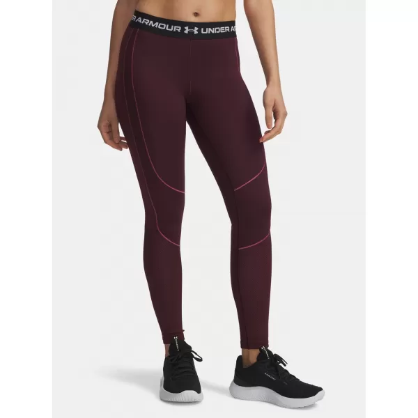  Дамски клин UNDER ARMOUR UA COLDGEAR TEXTURED LEGGING 6003997-600 ЧЕРВЕНО 