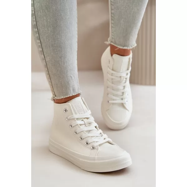  Дамски маратонки BIG STAR OO274932 WHITE Big Star Shoes 