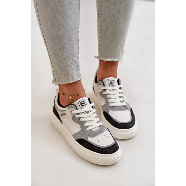  Дамски маратонки BIG STAR OO274028 WHITE Big Star Shoes 