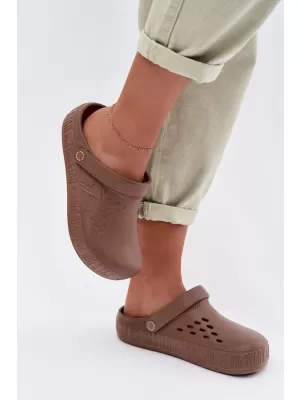 Дамски чехли BIG STAR TT274A085 КАФЯВО/БЕЖОВО Big Star Shoes