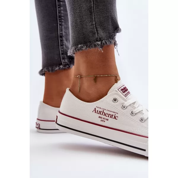  Дамски маратонки BIG STAR NN274235 WHITE Big Star Shoes 