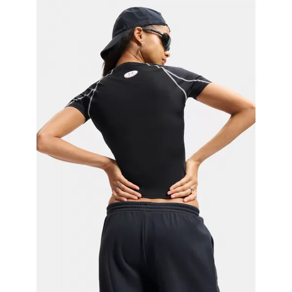  Дамска тениска UNDER ARMOUR HEATGEAR ELITE SS 6015368-008 ЧЕРЕН 