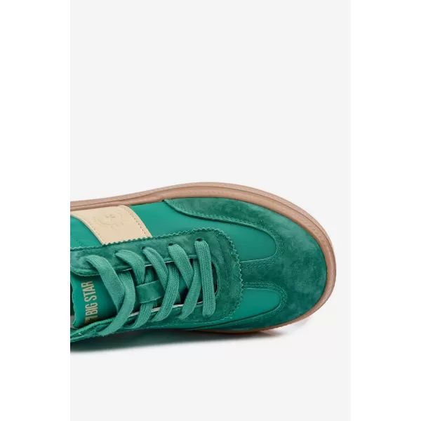  Дамски маратонки BIG STAR TT274163 GREEN Big Star Shoes 