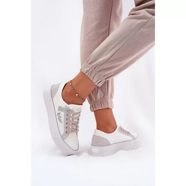  Дамски кецове LEE COOPER LCW-25-31-3479L БЯЛО 