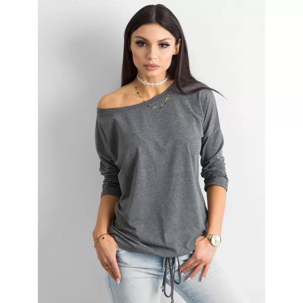  Дамска блуза BASIC FEEL GOOD RV-BZ-4691.36P ТЪМНО СИВО 