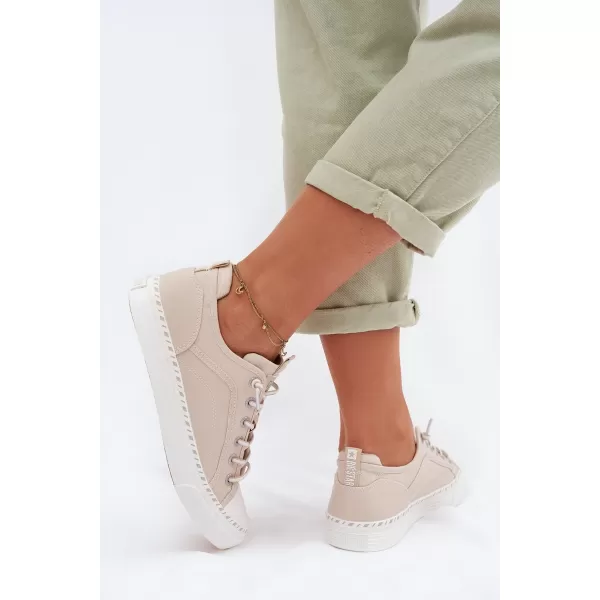  Дамски маратонки BIG STAR TT274387 BEIGE Big Star Shoes 
