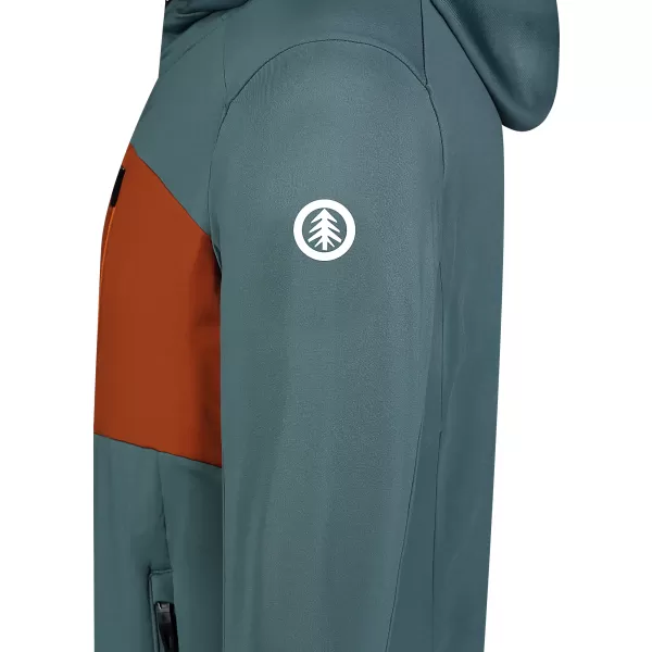  Мъжки суичър powerfleece NORDBLANC BRACKEN NBWFM8286 ТЪМНО ЗЕЛЕНО 