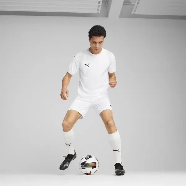  Мъжка функционална тениска PUMA TEAMCUP JERSEY 706272-04 БЯЛА ПУМА/ЧЕРНА ПУМА 
