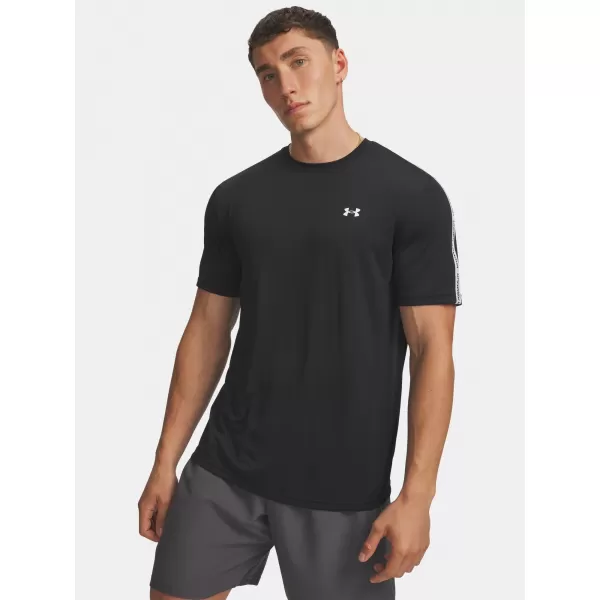  Мъжка тениска UNDER ARMOUR TECH TAPING SS 6012356-001 ЧЕРЕН 