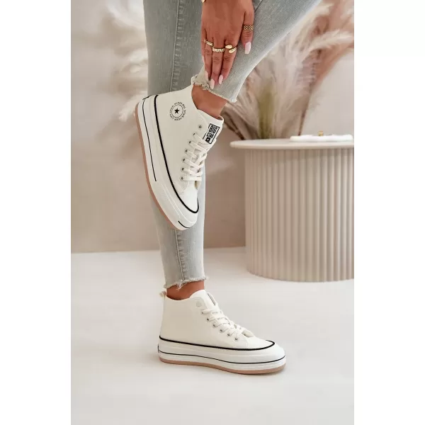  Дамски маратонки BIG STAR OO274061 WHITE Big Star Shoes 