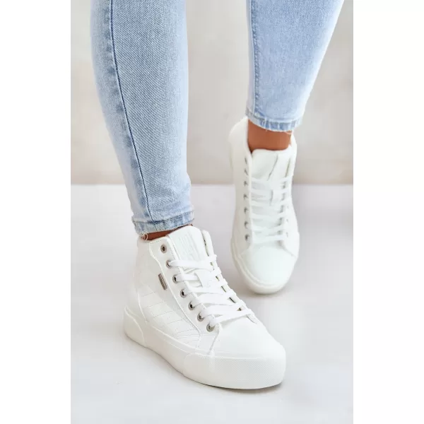  Дамски маратонки BIG STAR OO274A479 WHITE Big Star Shoes 