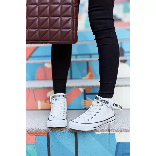  Дамски маратонки BIG STAR GG274027 WHITE Big Star Shoes 