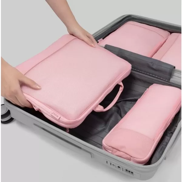  куфар HEYS Ecotex Compression Packing Cube 4 Pc Set РОЗОВ ПЯСЪК 