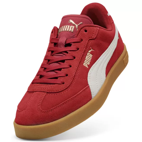  Ботуши PUMA CLUB II ERA SUEDE 400717-08 FORATRED/P.WHITE/ FORATRED/P.WHITE/PUMA GOLD 