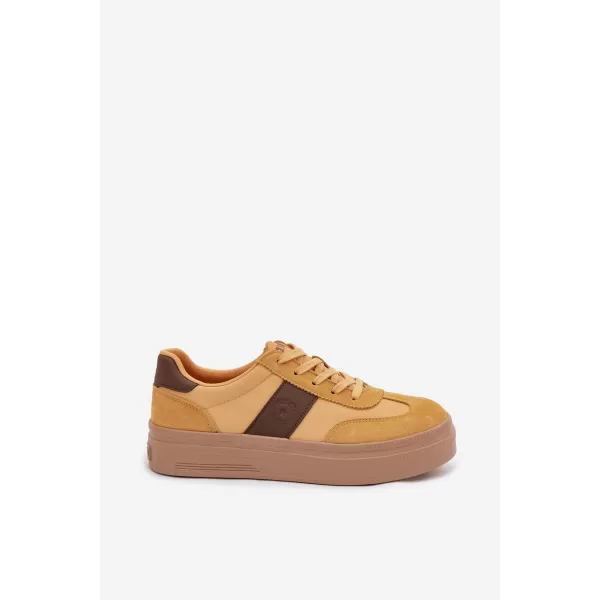  Дамски маратонки BIG STAR TT274166 YELLOW Big Star Shoes 