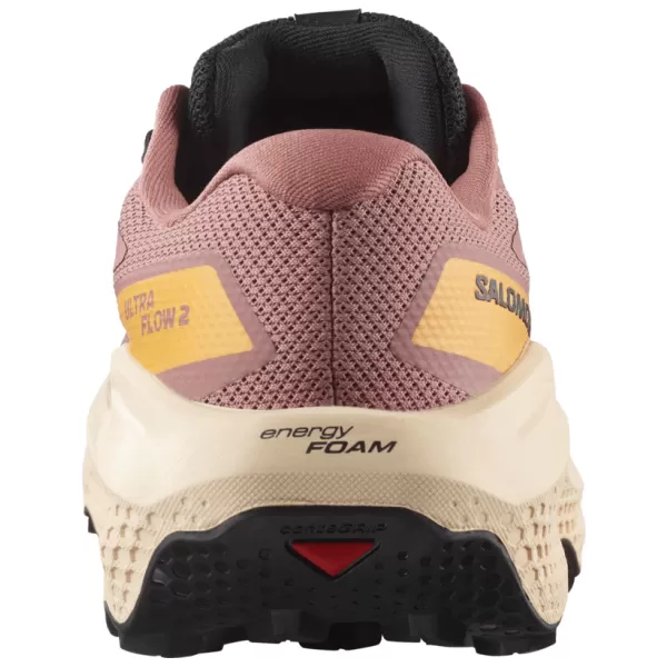  Дамски обувки SALOMON ULTRA FLOW 2 GTX W L47884500 ТРЕВА/НЕЖНА ПРАСКОВА/ТОПЛА КАЙСИЯ 