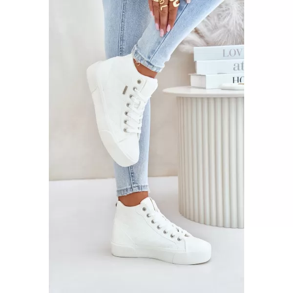  Дамски маратонки BIG STAR OO274A479 WHITE Big Star Shoes 
