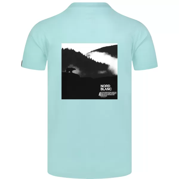  Мъжка тениска NORDBLANC NOTHINGNESS NBSMT8150 СВЕТЛО СИНЬО 