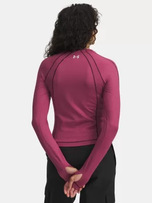 Дамска тениска UNDER ARMOUR UA COLDGEAR TEXTURED CREW 6003999-659 ЧЕРВЕНО