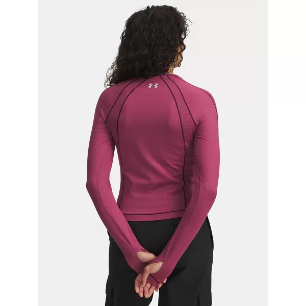  Дамска тениска UNDER ARMOUR UA COLDGEAR TEXTURED CREW 6003999-659 ЧЕРВЕНО 