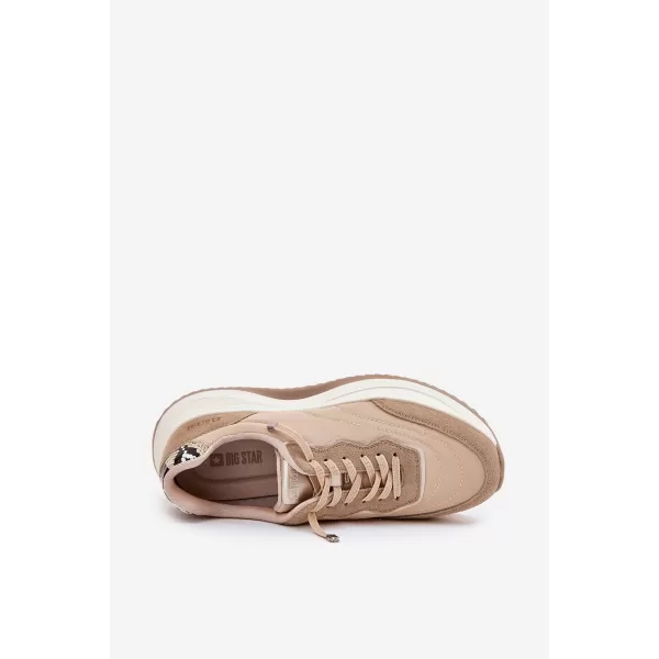  Дамски маратонки BIG STAR RR274A345 BEIGE Big Star Shoes 
