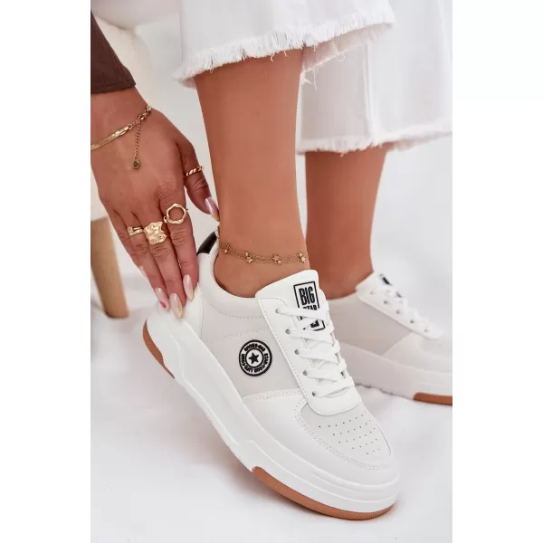  Дамски маратонки BIG STAR RR274572 WHITE Big Star Shoes 